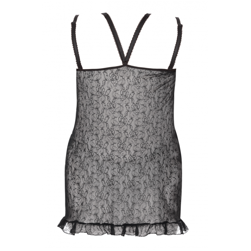 Tamara black chemise L+ ( czarna halka )