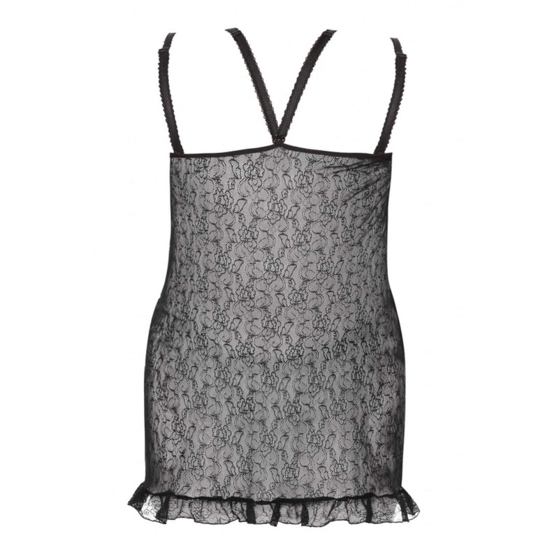 Tamara black chemise L+ ( czarna halka )