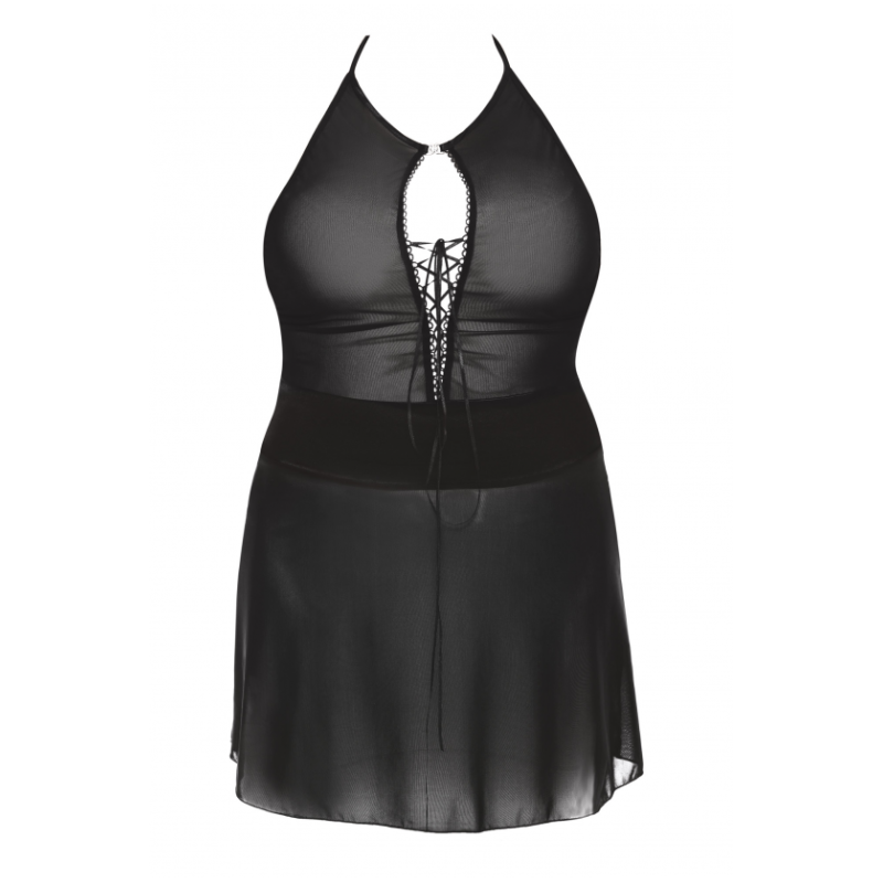 Stefi black chemise L+ ( czarna halka )