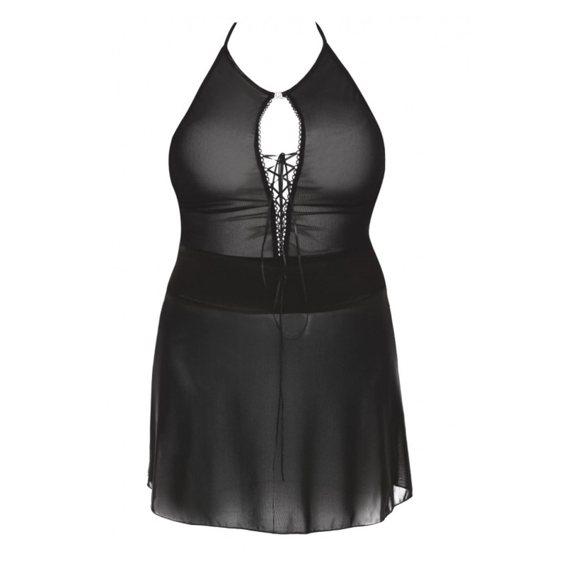 Stefi black chemise L+ ( czarna halka )