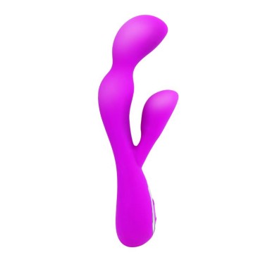 Wibrator z masażerem łechtaczki gspot 19cm 10 tryb Wibrator z masażerem łechtaczki gspot 19cm 10 tryb
