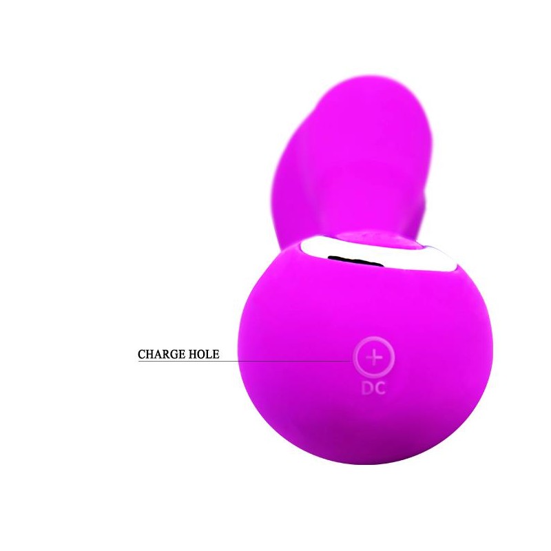 Wibrator z masażerem łechtaczki gspot 19cm 10 tryb Wibrator z masażerem łechtaczki gspot 19cm 10 tryb