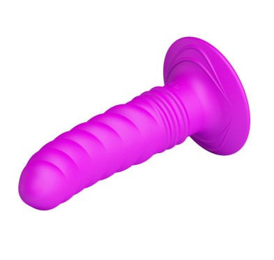Korek analny z wibacjami przyssawka 10 trybów 12cm Korek analny z wibacjami przyssawka 10 trybów 12cm