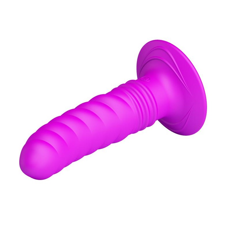 Korek analny z wibacjami przyssawka 10 trybów 12cm Korek analny z wibacjami przyssawka 10 trybów 12cm