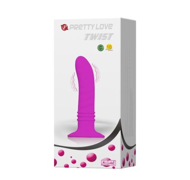 Korek analny z wibacjami przyssawka 10 trybów 12cm Korek analny z wibacjami przyssawka 10 trybów 12cm