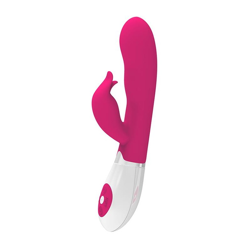 Wibrator ze stymulatorem łechtaczki 20cm 30trybów Wibrator ze stymulatorem łechtaczki 20cm 30trybów