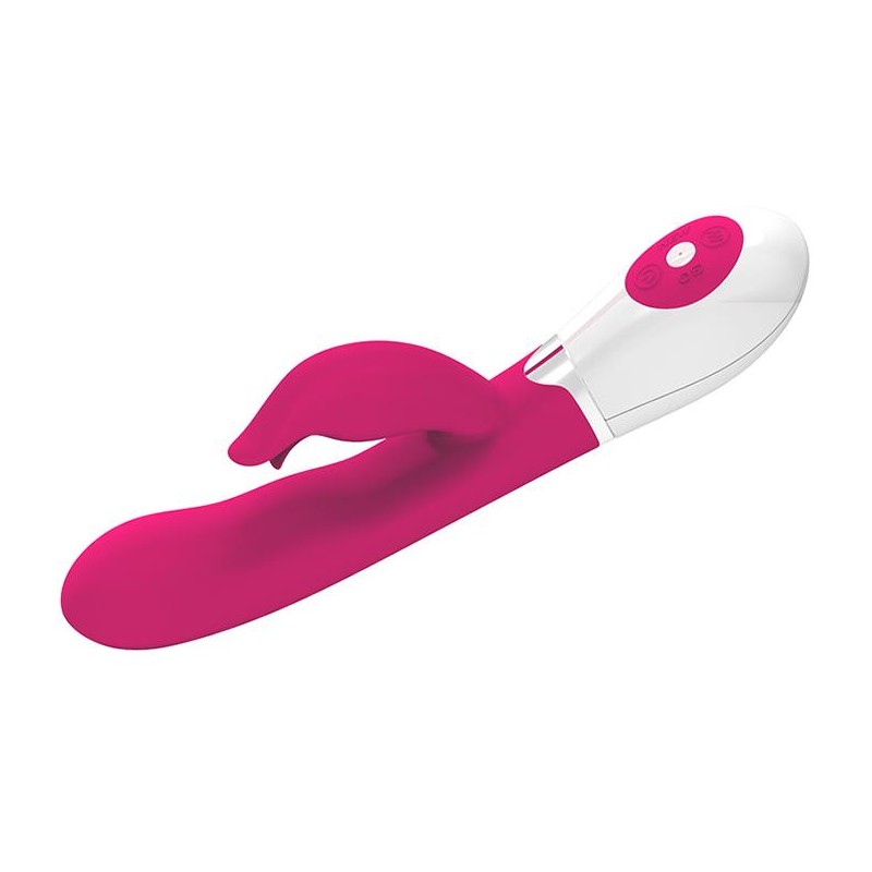 Wibrator ze stymulatorem łechtaczki 20cm 30trybów Wibrator ze stymulatorem łechtaczki 20cm 30trybów