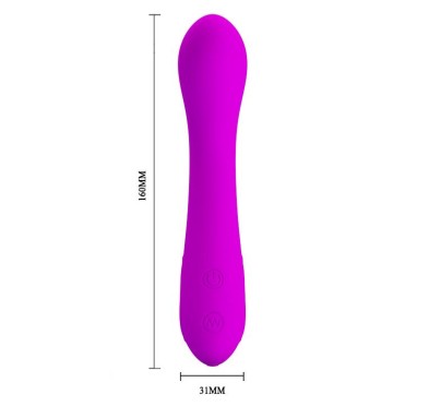 Wygięty wibrator do masażu punktu g 16cm 30trybów