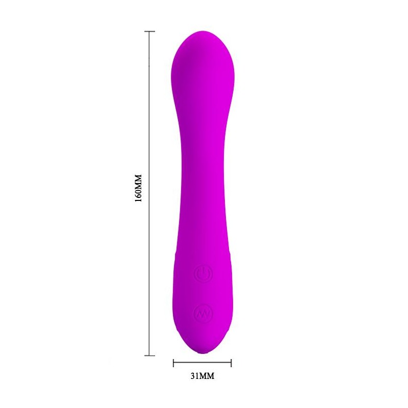 Wygięty wibrator do masażu punktu g 16cm 30trybów