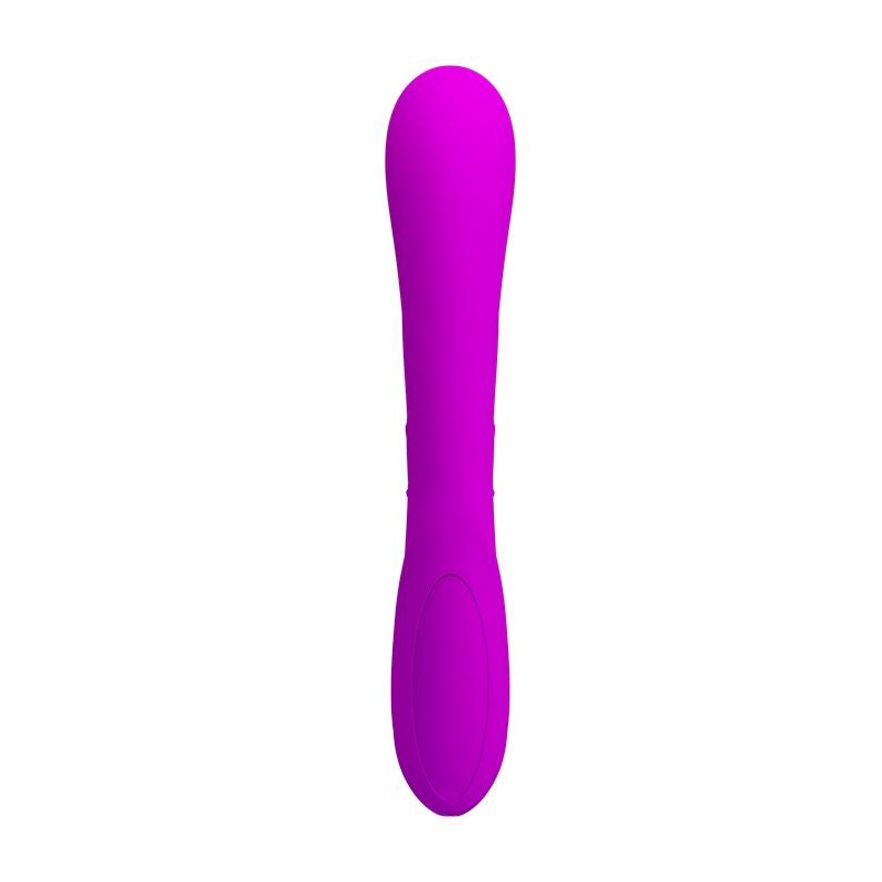 Wibrator z masażerem łechtaczki z wypustkami 19cm Wibrator z masażerem łechtaczki z wypustkami 19cm