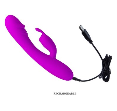 Wibrator królik stymulator łechtaczki 30tryb 17cm Wibrator królik stymulator łechtaczki 30tryb 17cm
