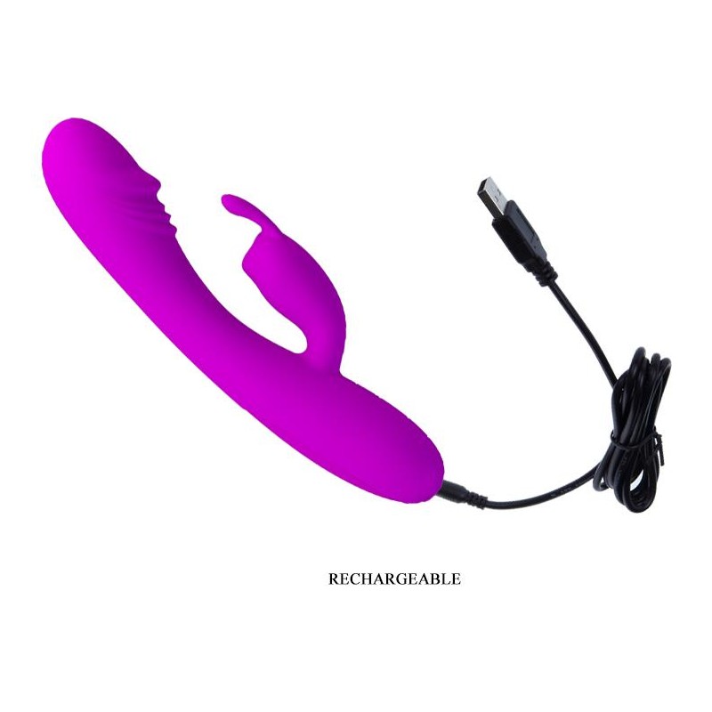 Wibrator królik stymulator łechtaczki 30tryb 17cm Wibrator królik stymulator łechtaczki 30tryb 17cm