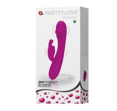 Wibrator królik stymulator łechtaczki 30tryb 17cm Wibrator królik stymulator łechtaczki 30tryb 17cm