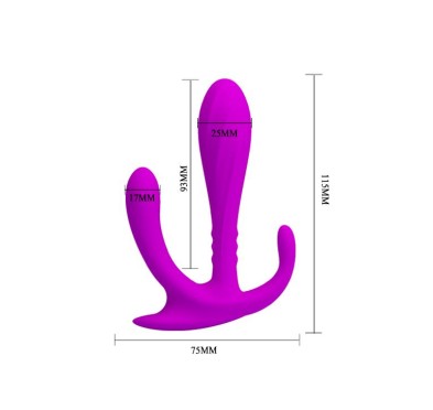 Potrójny masażer dla kobiet plug silikonowy dildo Potrójny masażer dla kobiet plug silikonowy dildo