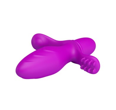 Wibrujący korek analny z wypustkami 10trybów 13cm Wibrujący korek analny z wypustkami 10trybów 13cm