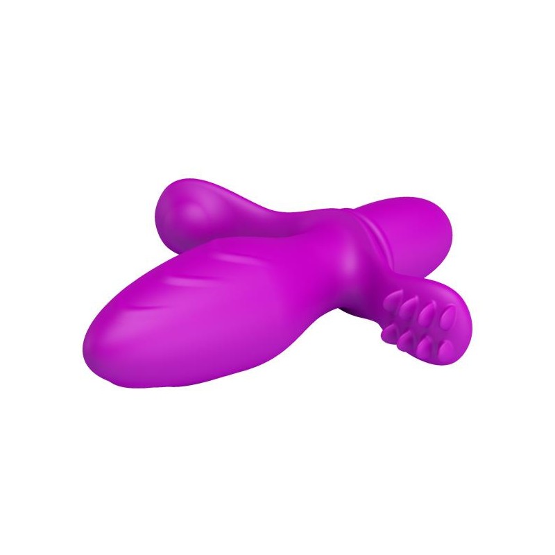 Wibrujący korek analny z wypustkami 10trybów 13cm Wibrujący korek analny z wypustkami 10trybów 13cm