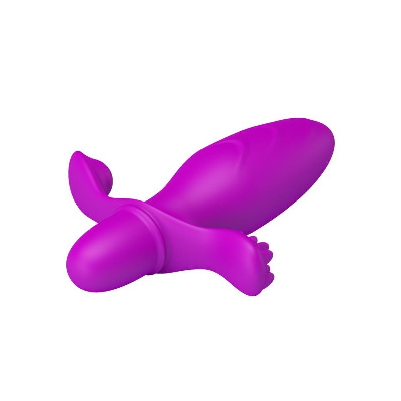 Wibrujący korek analny z wypustkami 10trybów 13cm Wibrujący korek analny z wypustkami 10trybów 13cm