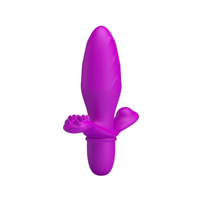 Wibrujący korek analny z wypustkami 10trybów 13cm Wibrujący korek analny z wypustkami 10trybów 13cm