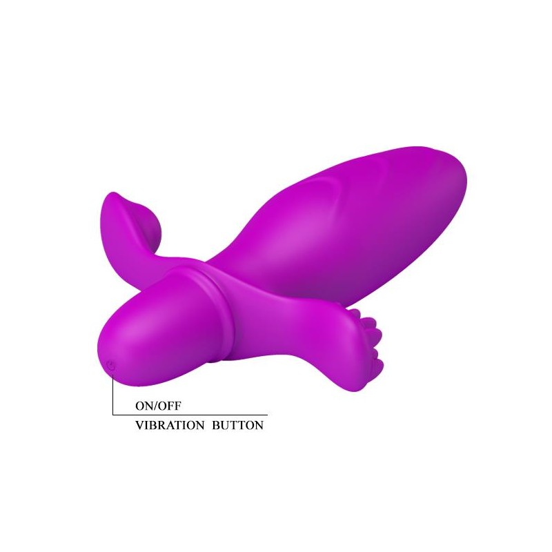 Wibrujący korek analny z wypustkami 10trybów 13cm Wibrujący korek analny z wypustkami 10trybów 13cm