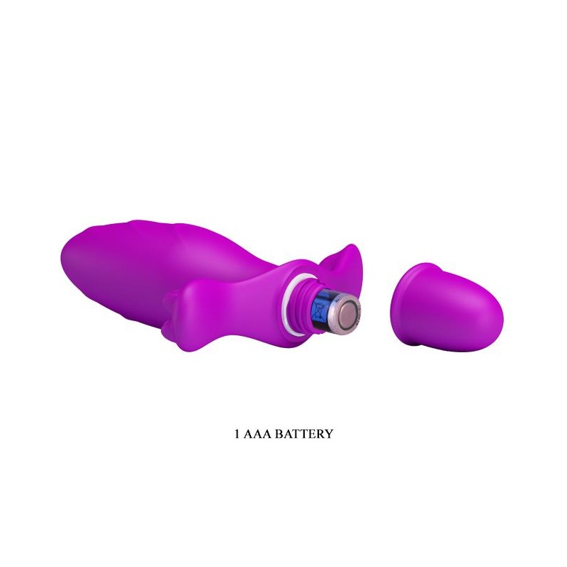 Wibrujący korek analny z wypustkami 10trybów 13cm Wibrujący korek analny z wypustkami 10trybów 13cm