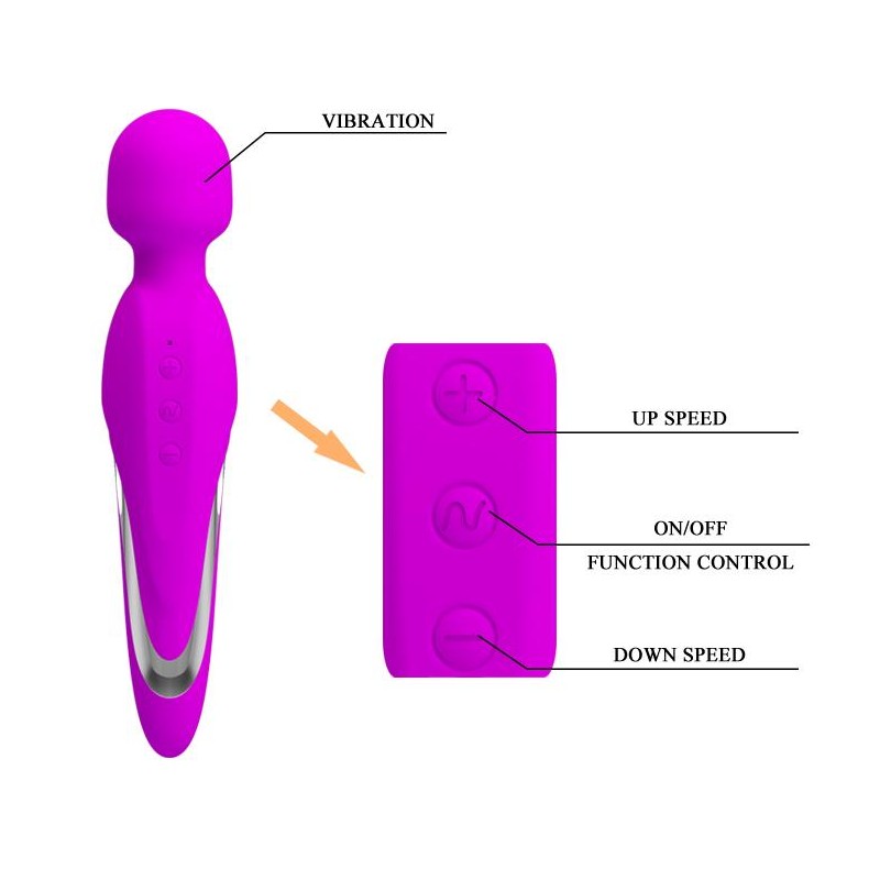 Różdżka erotyczna masażer stymulator kobiecy 21cm