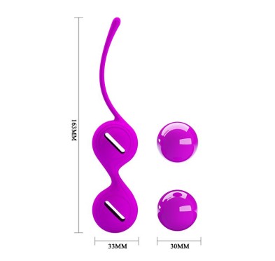 Podwójne drgające wibrujace kulki gejszy waginalne Podwójne drgające wibrujace kulki gejszy waginalne