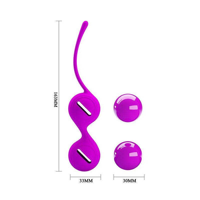 Podwójne drgające wibrujace kulki gejszy waginalne Podwójne drgające wibrujace kulki gejszy waginalne