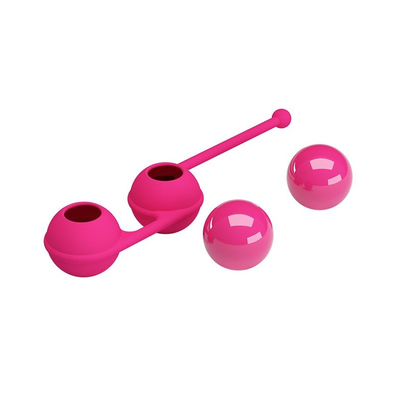 Podwójne kulki waginalne orgazmowe gejszy wibrują