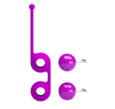 Wibrujące obciążone kulki stymulujące orgazmowe Wibrujące obciążone kulki stymulujące orgazmowe