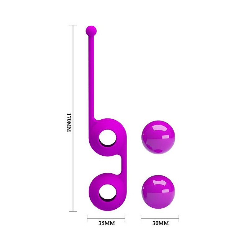 Wibrujące obciążone kulki stymulujące orgazmowe Wibrujące obciążone kulki stymulujące orgazmowe