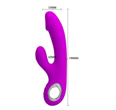 Wibrator do punktu g łechtaczki 7trybów 19cm usb Wibrator do punktu g łechtaczki 7trybów 19cm usb