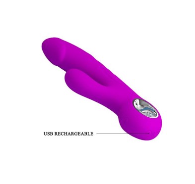 Wibrator do punktu g łechtaczki 7trybów 19cm usb Wibrator do punktu g łechtaczki 7trybów 19cm usb