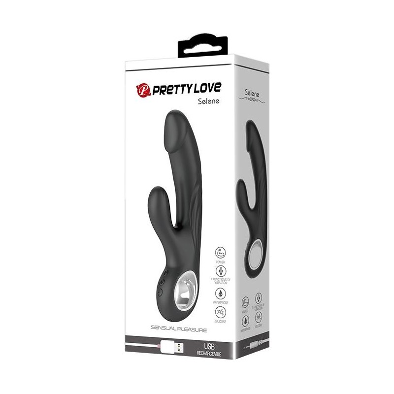 Wielofunkcyjny wibrator ze stymulatorem 7tryb 19cm Wielofunkcyjny wibrator ze stymulatorem 7tryb 19cm
