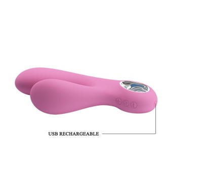 Wibrator do punktu g łechtaczki masażer 17cm usb Wibrator do punktu g łechtaczki masażer 17cm usb