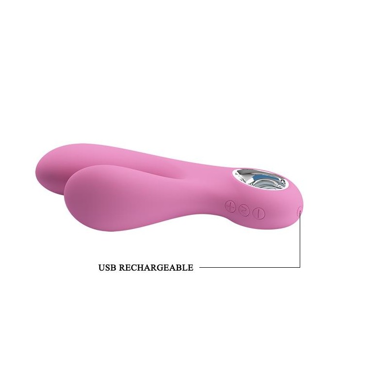 Wibrator do punktu g łechtaczki masażer 17cm usb Wibrator do punktu g łechtaczki masażer 17cm usb