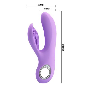 Wibrator do punktu g łechtaczki masażer 17cm usb Wibrator do punktu g łechtaczki masażer 17cm usb
