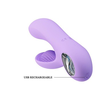 Wibrator do punktu g łechtaczki masażer 17cm usb Wibrator do punktu g łechtaczki masażer 17cm usb