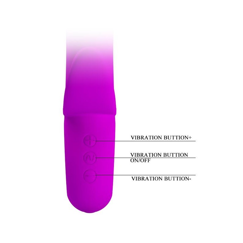 Wibrator ze stymulatorem analnym łechtaczki 35tryb Wibrator ze stymulatorem analnym łechtaczki 35tryb
