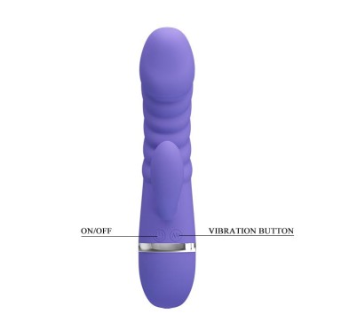 Sex wibrator ze stymulatorem łechtaczki 7tryb 18cm Sex wibrator ze stymulatorem łechtaczki 7tryb 18cm