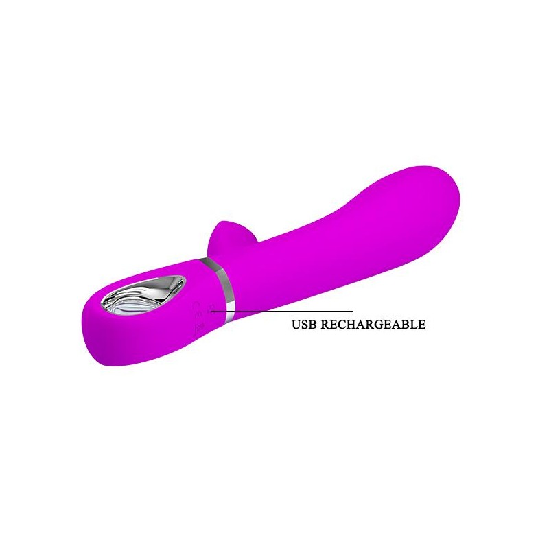 Elegancki klasyczny wibrator wielofunkcyjny 20cm Elegancki klasyczny wibrator wielofunkcyjny 20cm