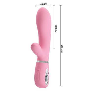 Elegancki klasyczny wibrator wielofunkcyjny 20cm Elegancki klasyczny wibrator wielofunkcyjny 20cm