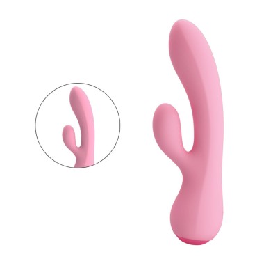 Elegancki silikonowy wibrator wielofunkcyjny 17cm Elegancki silikonowy wibrator wielofunkcyjny 17cm