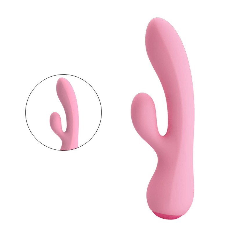 Elegancki silikonowy wibrator wielofunkcyjny 17cm Elegancki silikonowy wibrator wielofunkcyjny 17cm