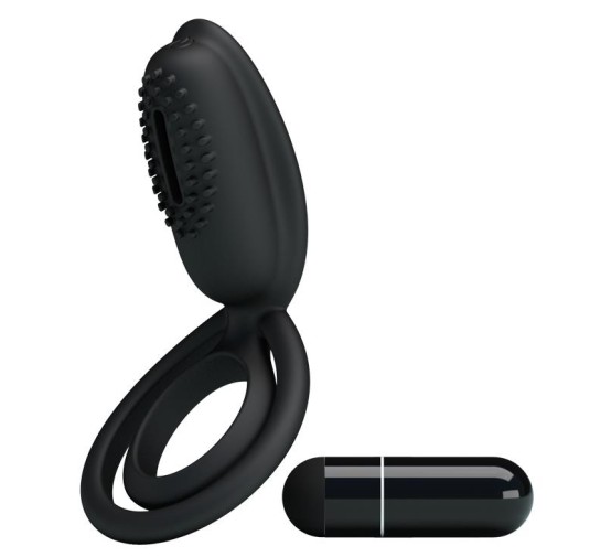 Podwójny pierścień penis jądra wibracje masażer