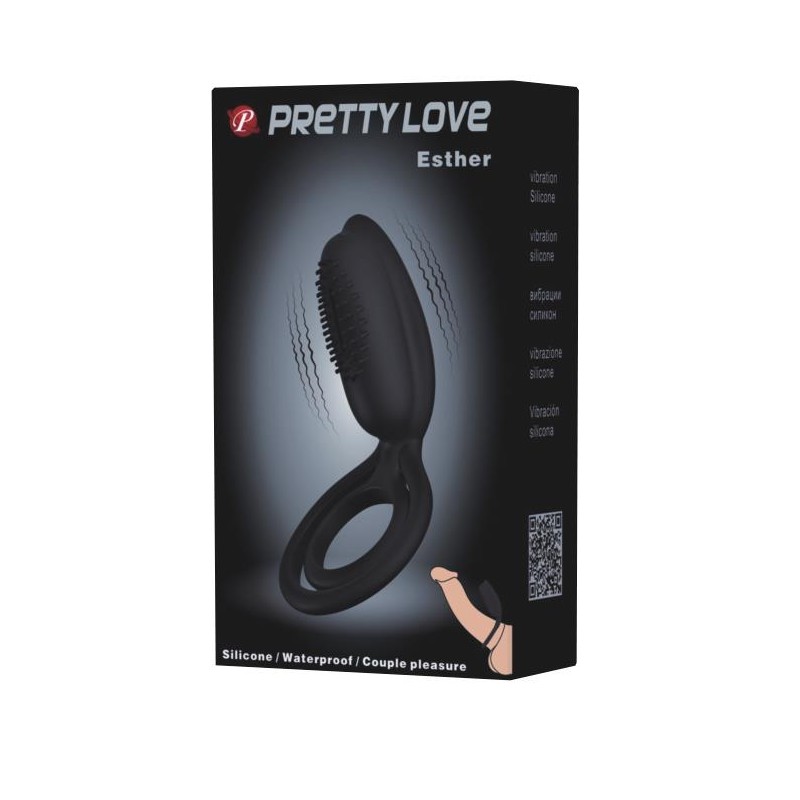 Podwójny pierścień penis jądra wibracje masażer Podwójny pierścień penis jądra wibracje masażer