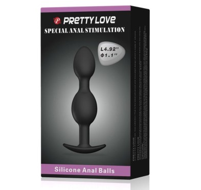 Obciążony wibrujący korek analny kulki sex 12cm Obciążony wibrujący korek analny kulki sex 12cm