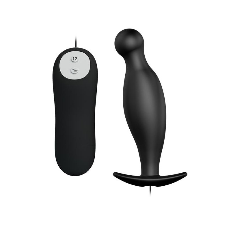 Korek analny męski do masażu prostaty 11cm 12tryb Korek analny męski do masażu prostaty 11cm 12tryb