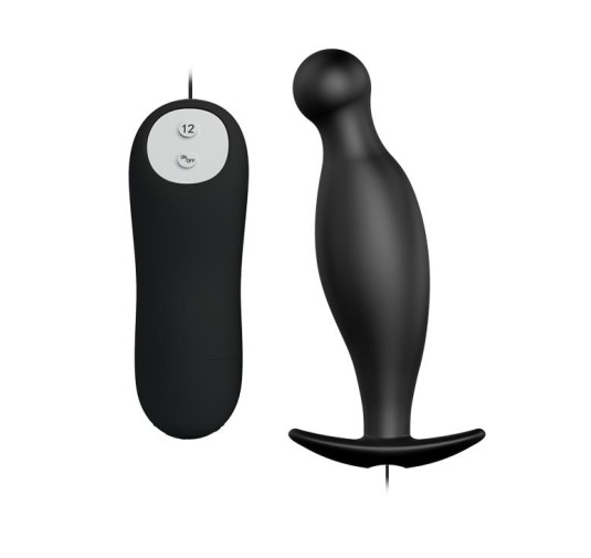 Korek analny męski do masażu prostaty 11cm 12tryb