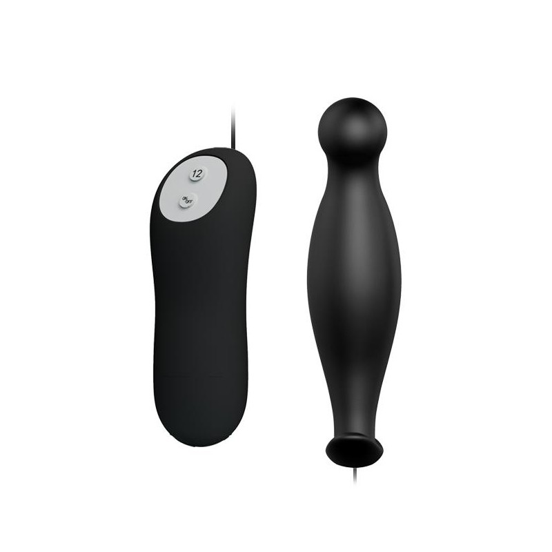 Korek analny męski do masażu prostaty 11cm 12tryb Korek analny męski do masażu prostaty 11cm 12tryb