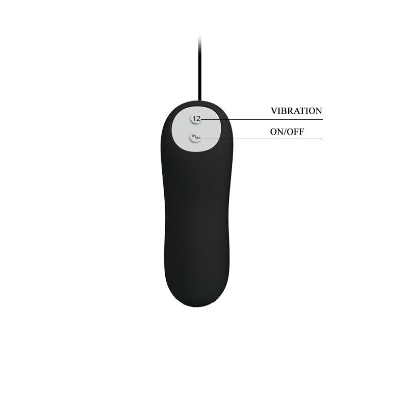Korek analny męski do masażu prostaty 11cm 12tryb Korek analny męski do masażu prostaty 11cm 12tryb